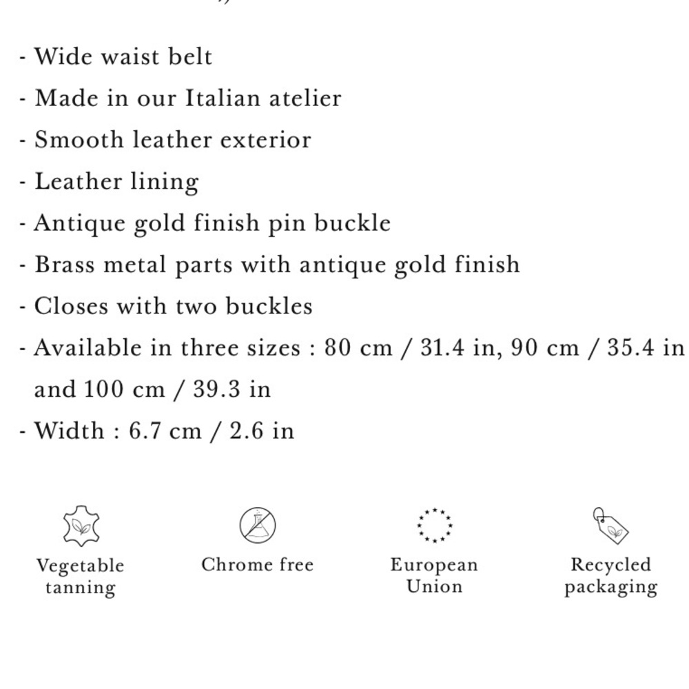 Sezane Gisele Belt- 90cm - Picture 11 of 11
